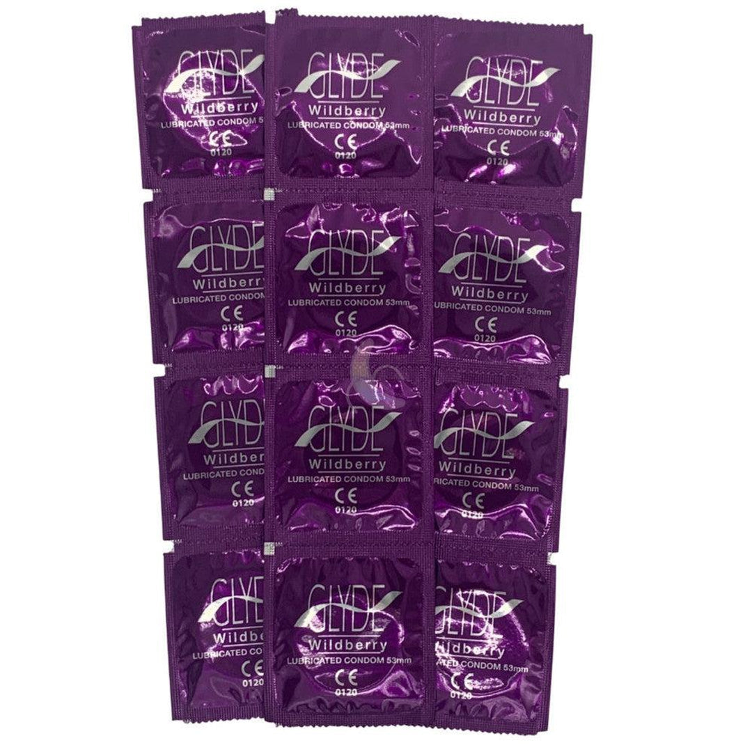 Glyde Ultra Organic Wildberry Flavored Vegan Condoms