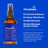 Nasal Congestion Relief, Room & Pillow Spray | Go Away Cold