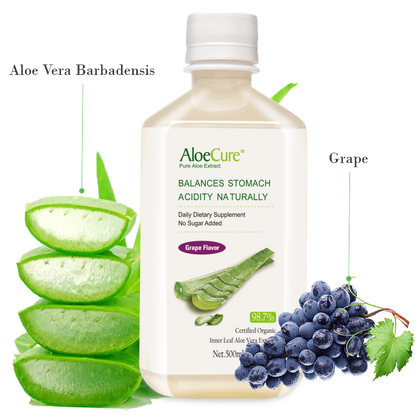 Pure Aloe Vera Juice Grape Flavor