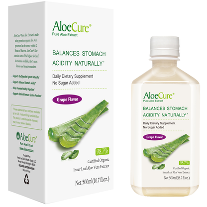 Pure Aloe Vera Juice Grape Flavor