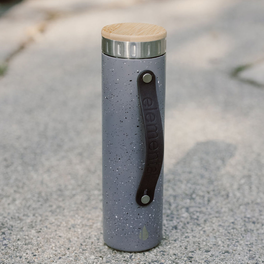 Iconic 20oz Water Bottle - Grey Speckle