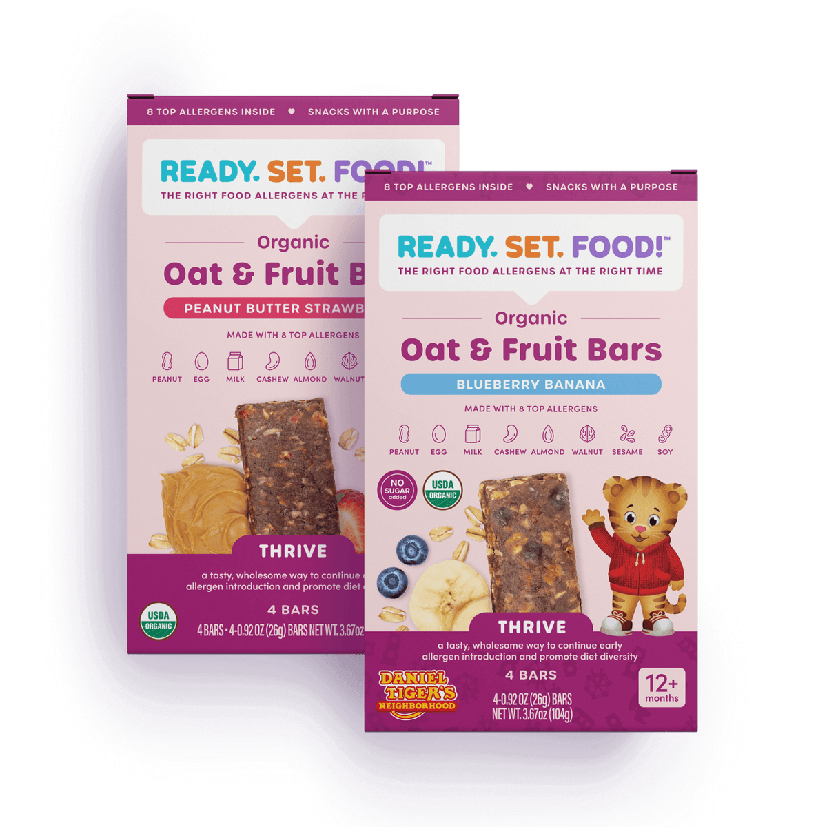 Organic Oat & Fruit Bars - Variety Packs