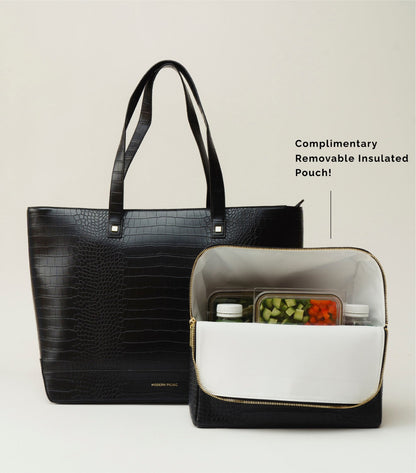 THE TOTE - BLACK CROC