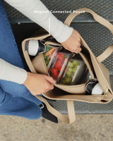 THE TOTE - CREAM CROC