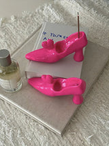 Handmade Funky Memphis Heels Incense Holder Set Of 2 Pcs