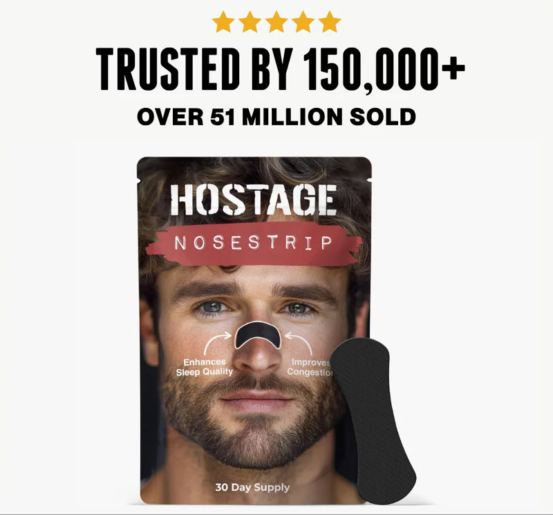 Hostage Nose Strips: 1/3/6/12 Month Supplies