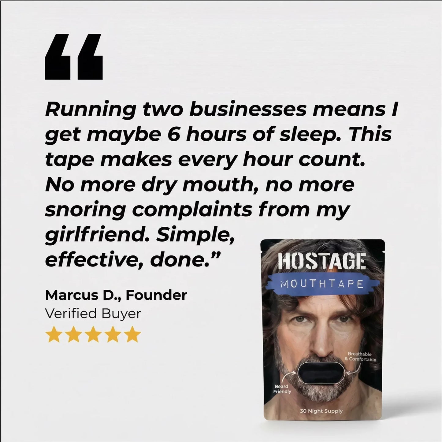 Hostage Tape: 1/3/6/12 Month Supplies | Mens/Womens