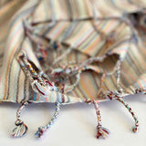 Casablanca Sustainable Turkish Towel / Blanket - Soft Pink by Hilana Upcycled Cotton