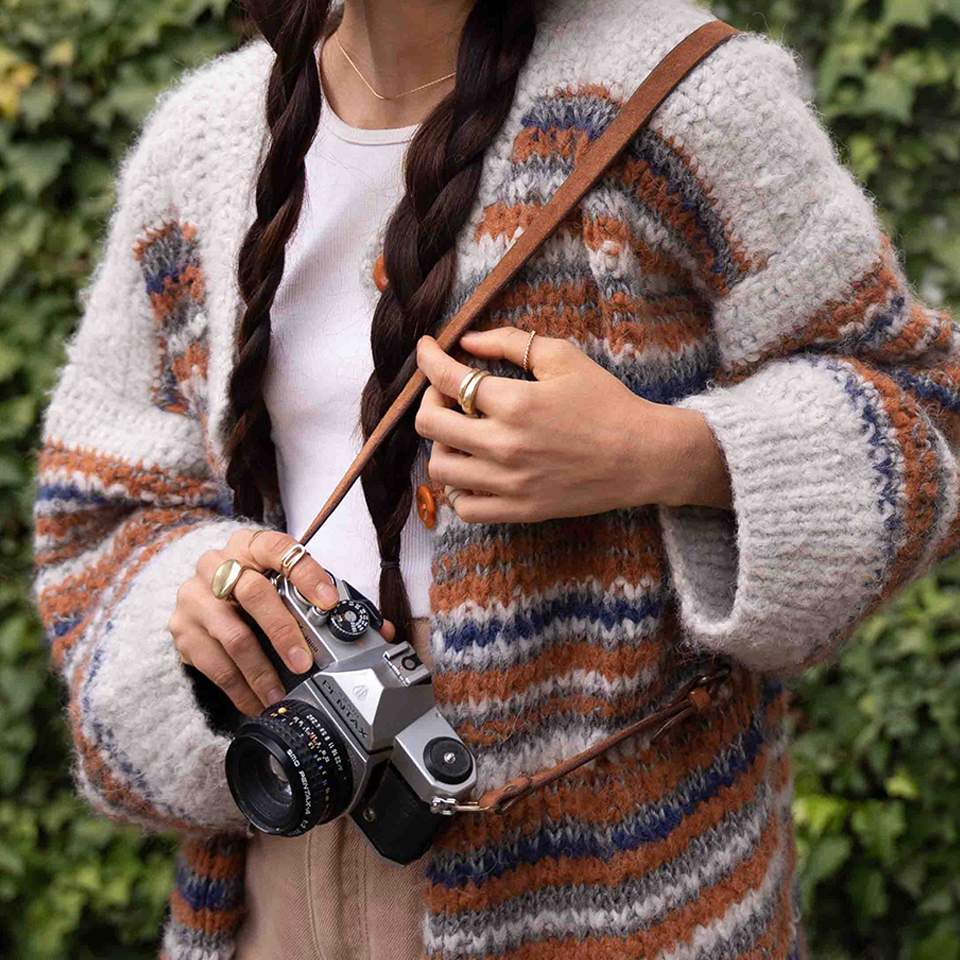 Leather Camera Strap by Made by Minga