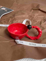 Handmade Irregular Retro Ceramic Bubble Coffee Mug, Espresso Cup