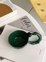 Handmade Irregular Retro Ceramic Bubble Coffee Mug, Espresso Cup