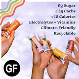 Lemon-Lime & Strawberry Flavored Hydration Tablets – (4) Tube Combo Pack
