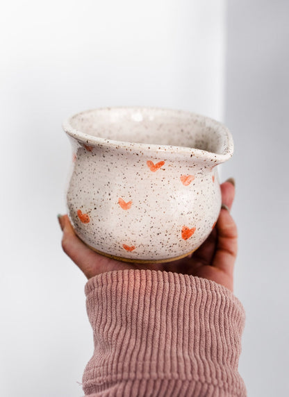 Handmade Ceramic Matcha Bowl with Spout