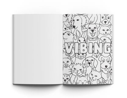 Coloring Book Vol 1 + Creative Thinking Journal Vol 2 + Pencil Set