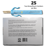 Tall Reed Straw/Pouch Combo | Inner Pack | 25ct. by Holy City Straw Company