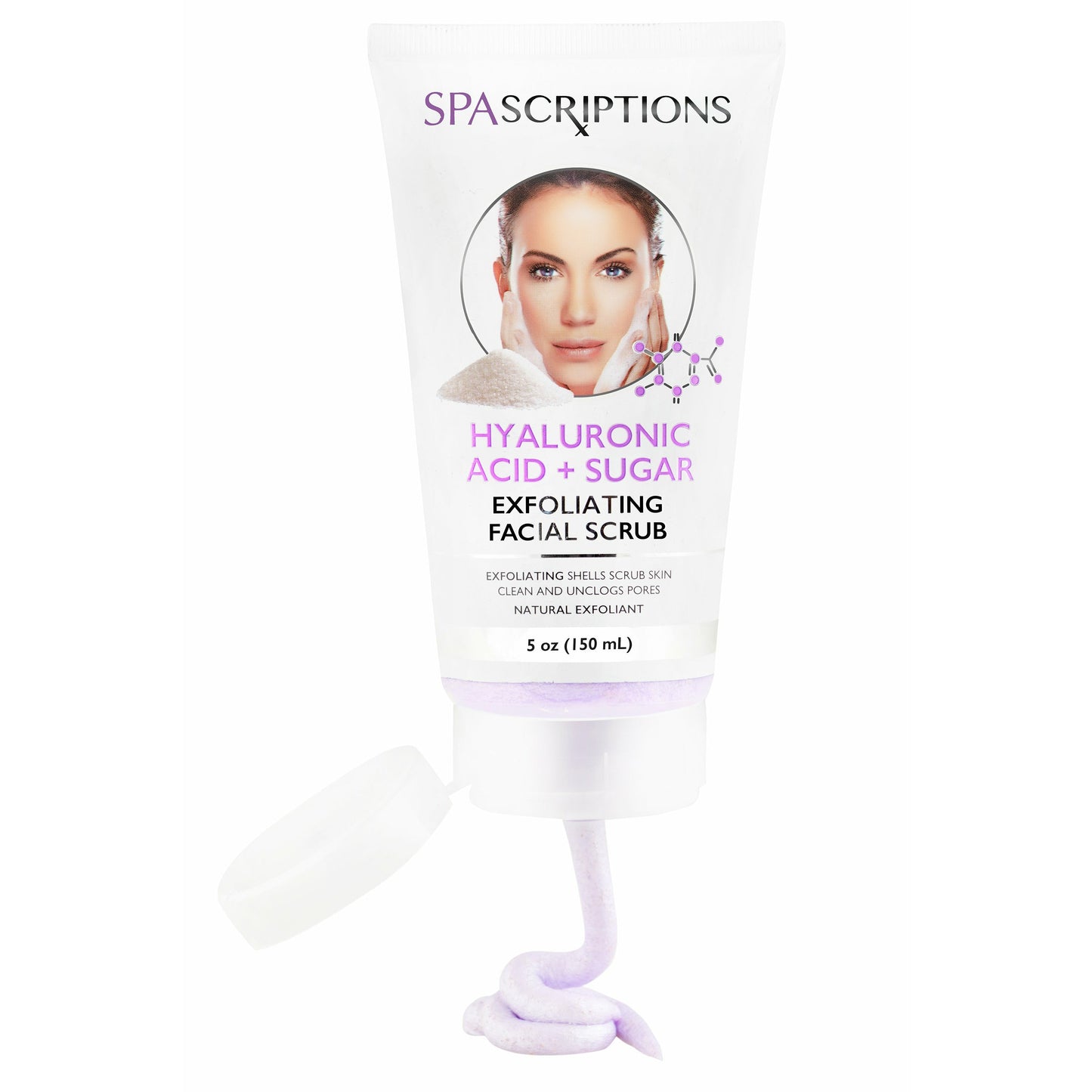 Hyaluronic Acid + Sugar Exfoliating Facial Scrub