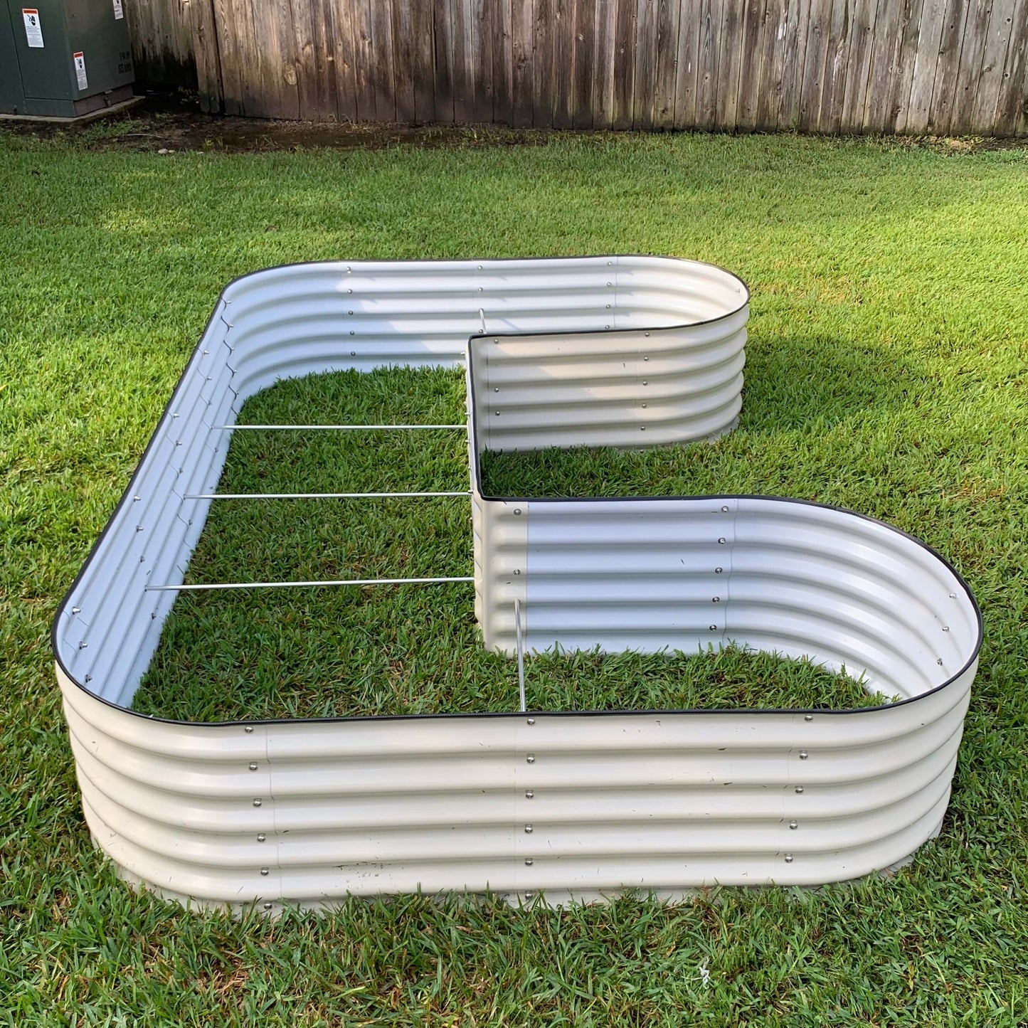 17" Tall U Shaped Raised Garden Bed Kit - Standard Size