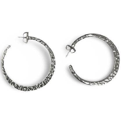 Hammered Hoops by The Urban Charm