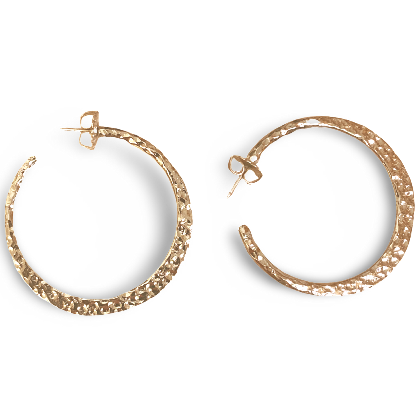 Hammered Hoops by The Urban Charm