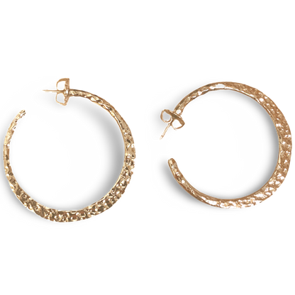 Hammered Hoops by The Urban Charm