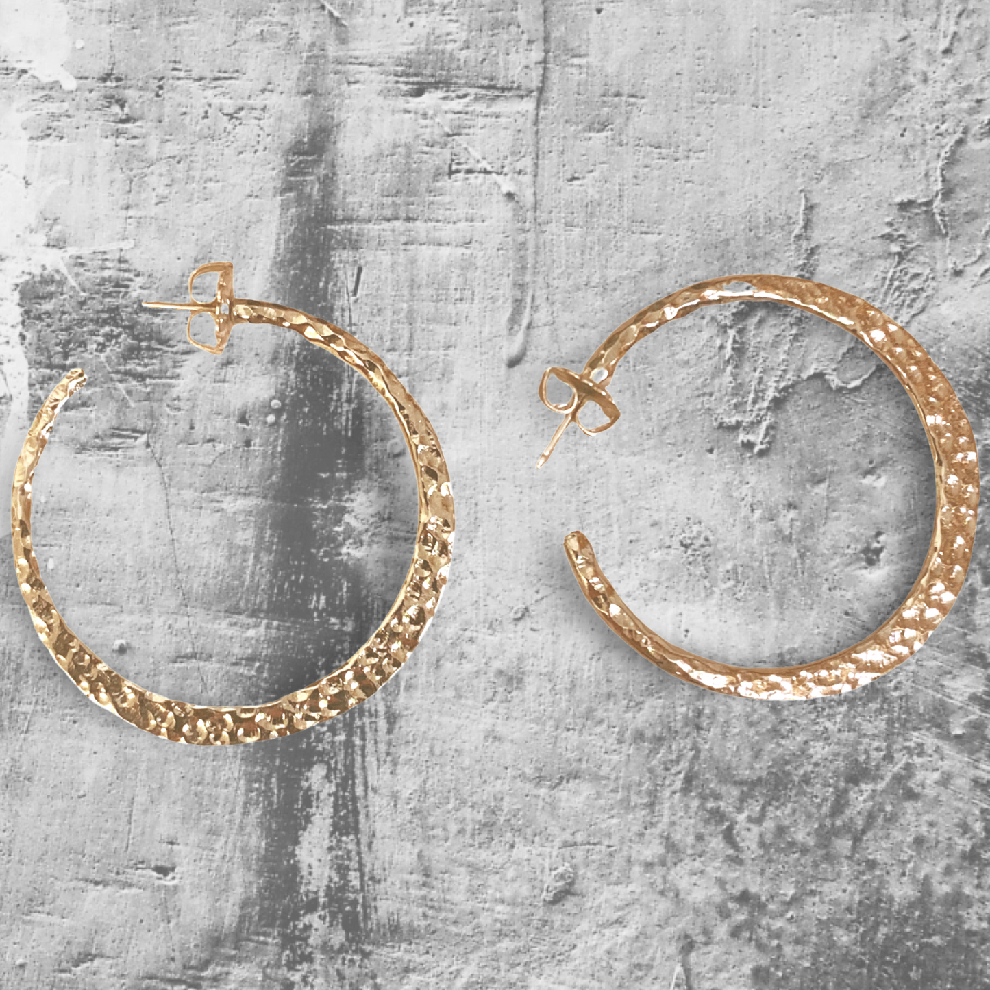 Hammered Hoops by The Urban Charm