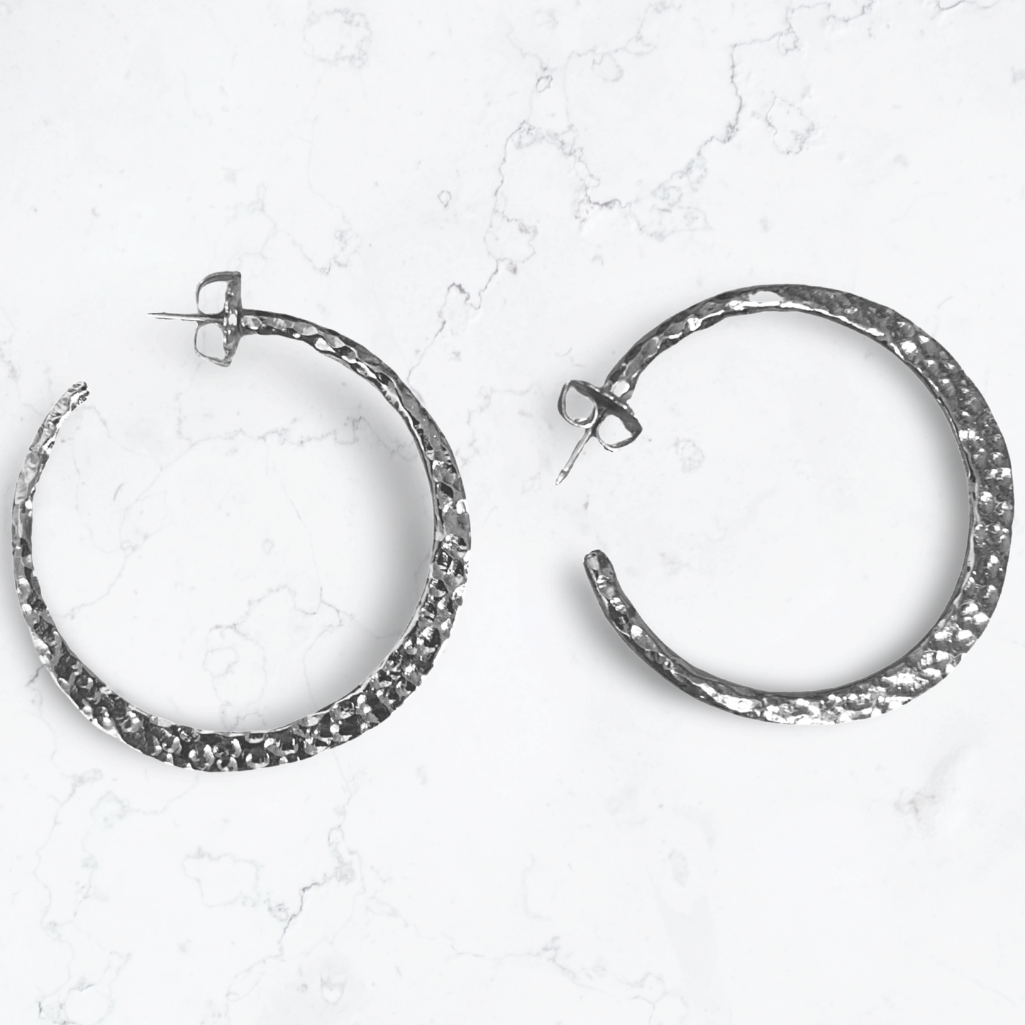 Hammered Hoops by The Urban Charm