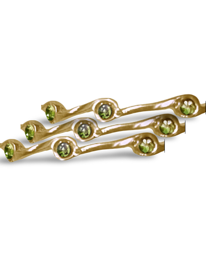 Peridot Birthstone Stacker Ring by The Urban Charm