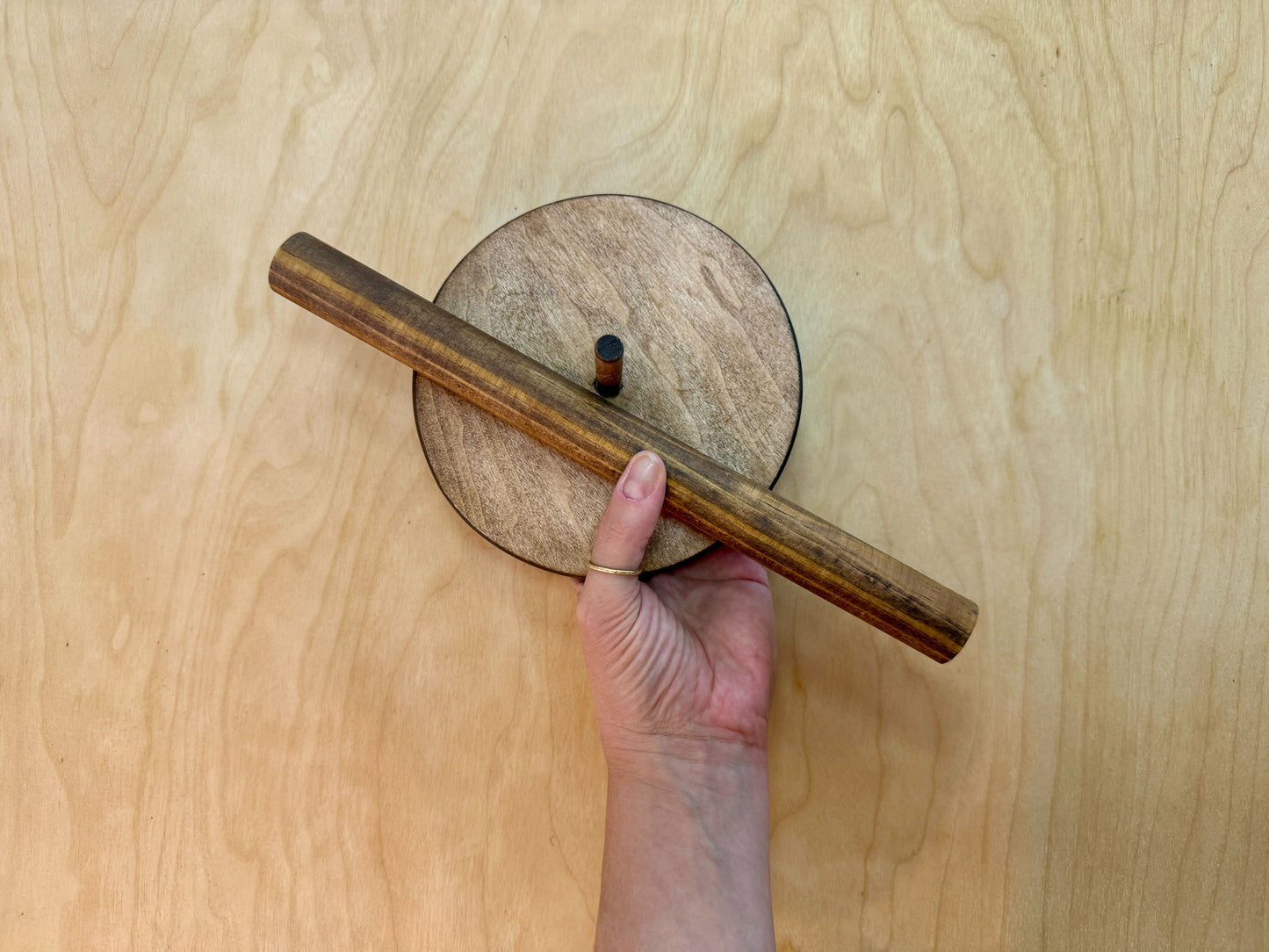 UNpaper® Towel Holder: Natural or Walnut stain