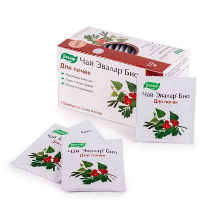 Bearberry Knotweed Cherry Evalar Tea Altai Siberia 20 Tea bags Herbal Mix