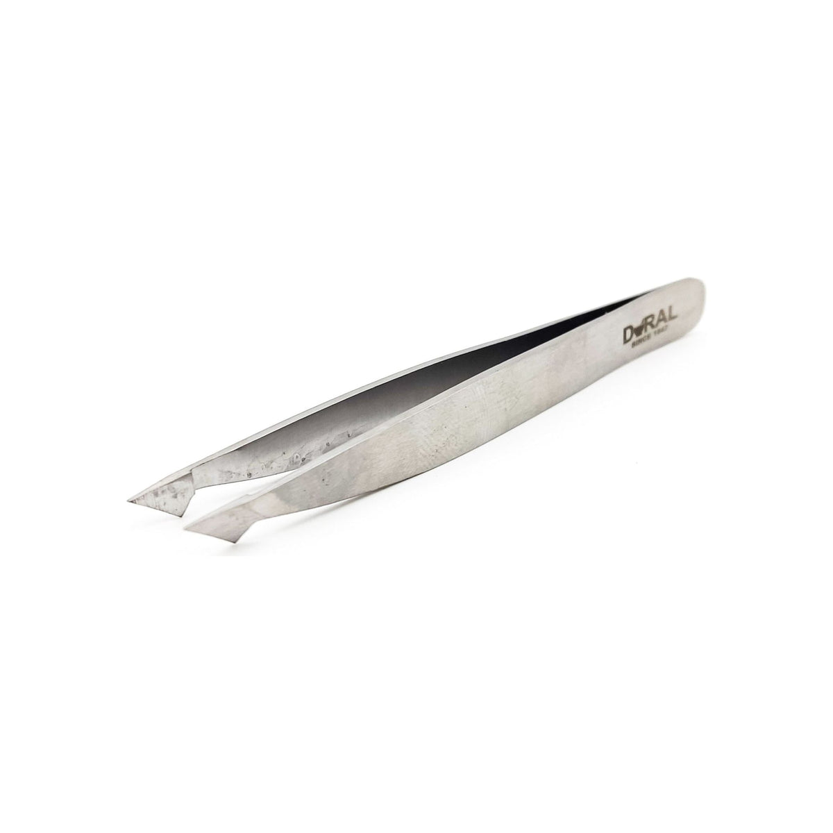 Dural Slant Tweezer Classic Silver