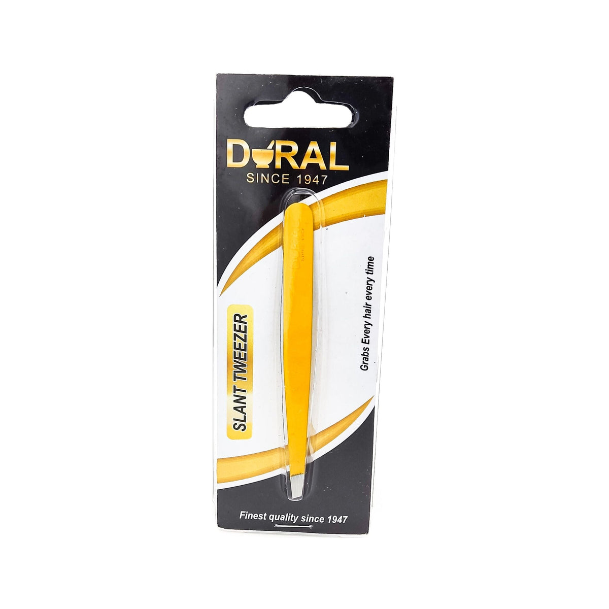 Dural Slant Tweezer Yellow