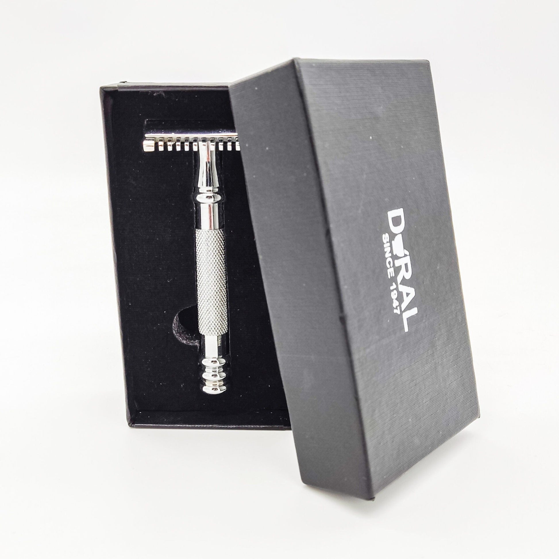 Dural Stounton Open Comb Double Edge Safety Razor + Pouch