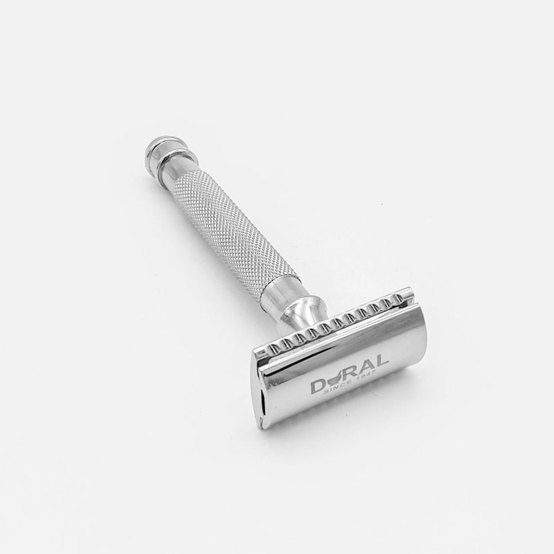 Dural Eyan Chrome Double Edge Safety Razor + Pouch