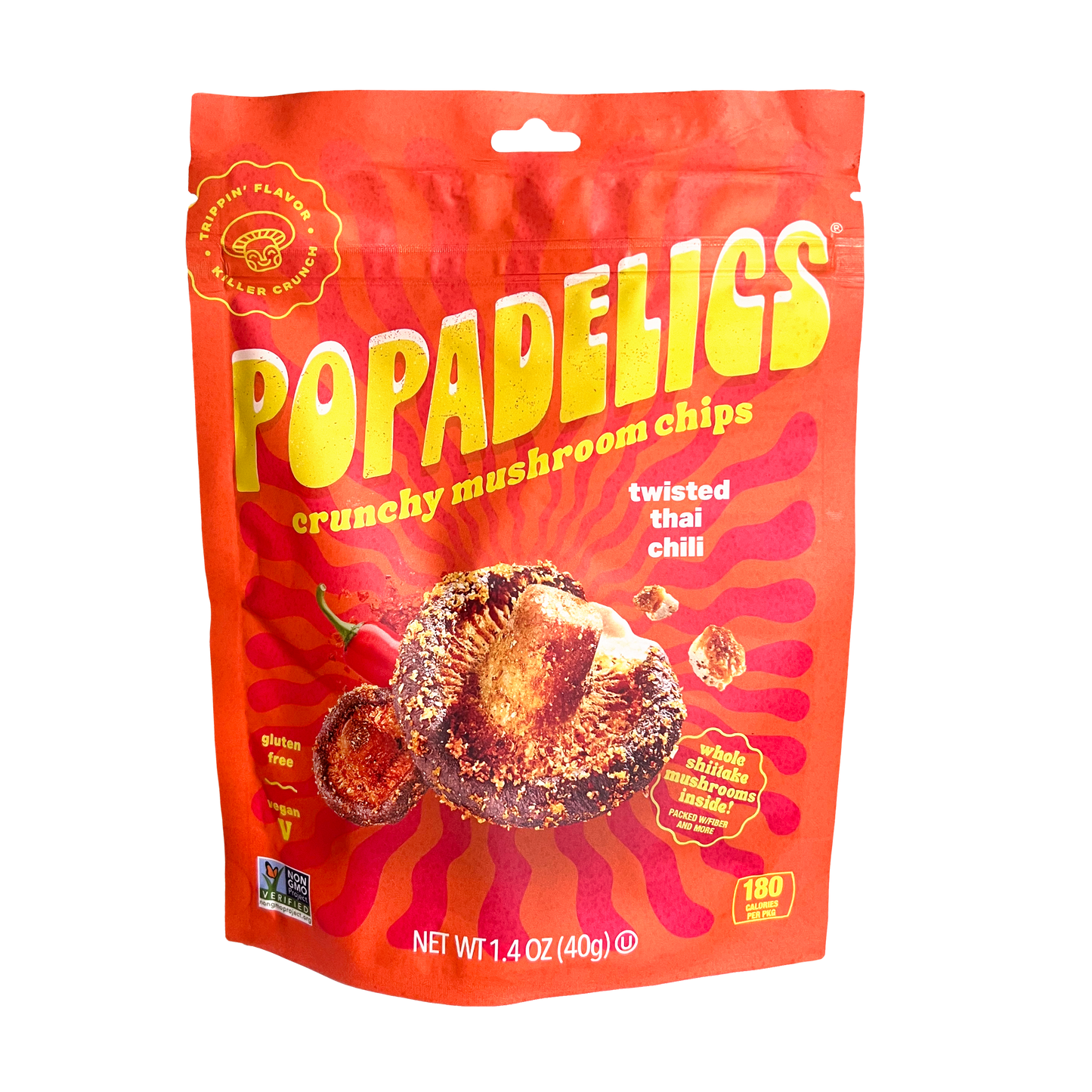 Popadelics Crunchy Mushroom Chips - Variety Pack by Popadelics