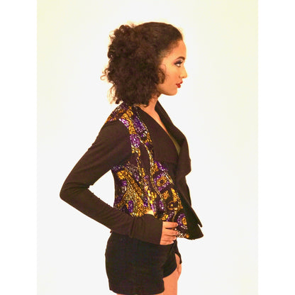 Ayona Lace Overlay Jacket - Long Sleeved by KIKIKAMANUInc