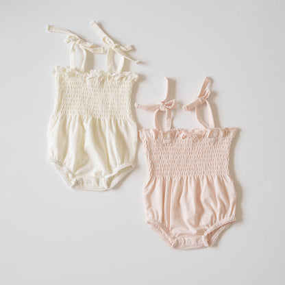 Organic Ruffled Romper