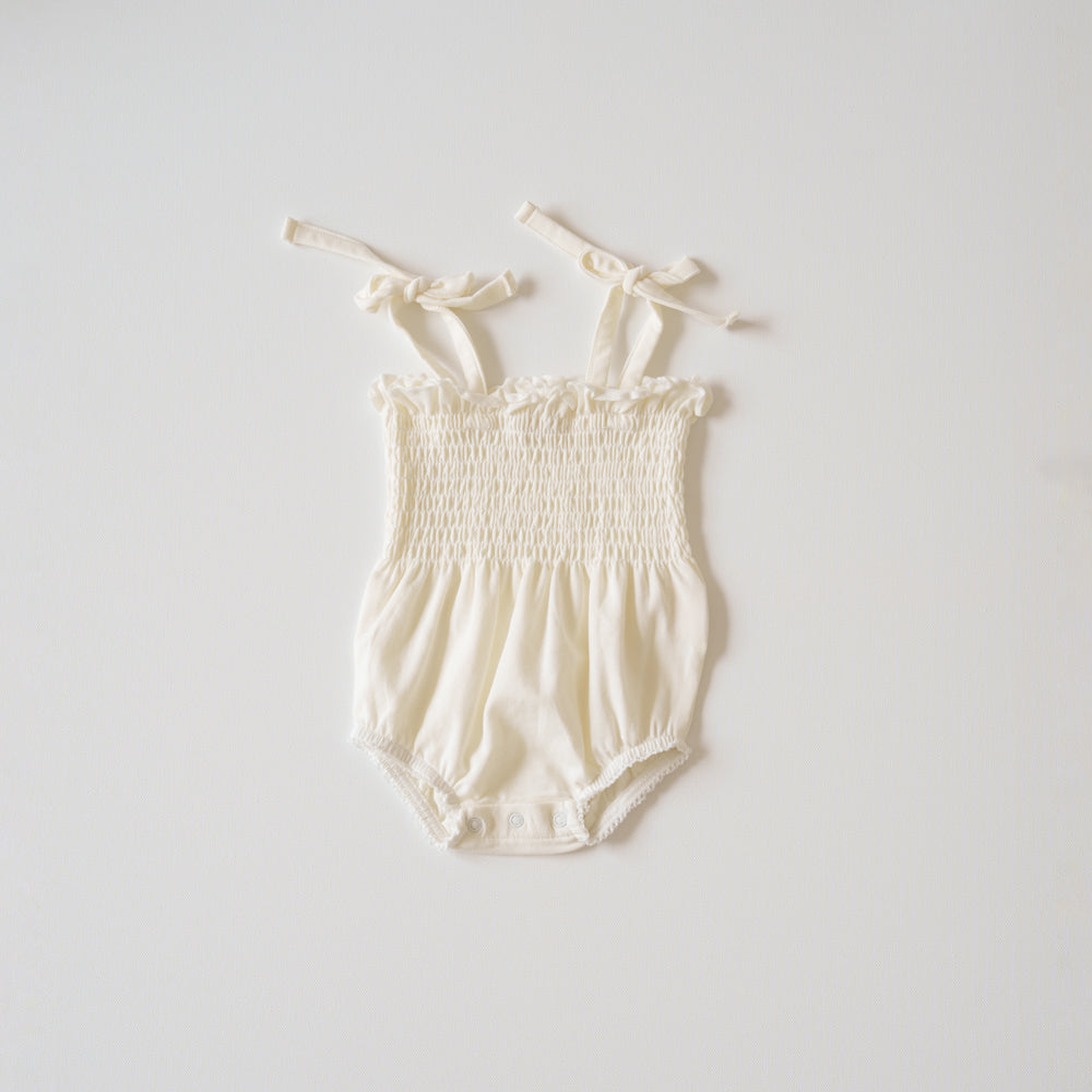 Organic Ruffled Romper