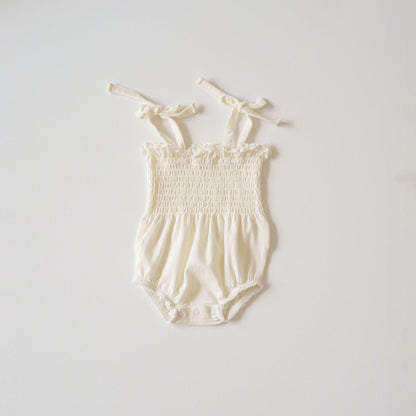 Organic Ruffled Romper