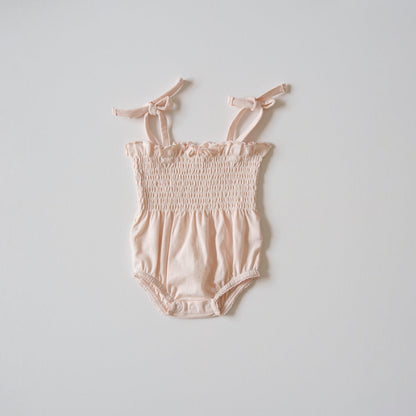 Organic Ruffled Romper