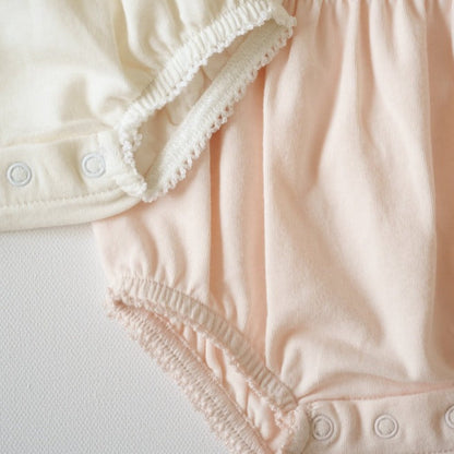 Organic Ruffled Romper