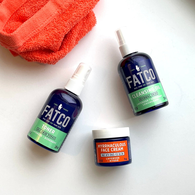Facial Skincare Basics | Full Size, Normal/Combo Skin by FATCO Skincare Products