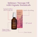 Intimacy Massage Oil with Organic Botanicals
