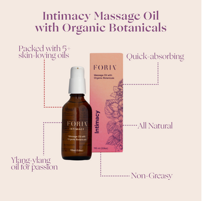 Intimacy Massage Oil with Organic Botanicals