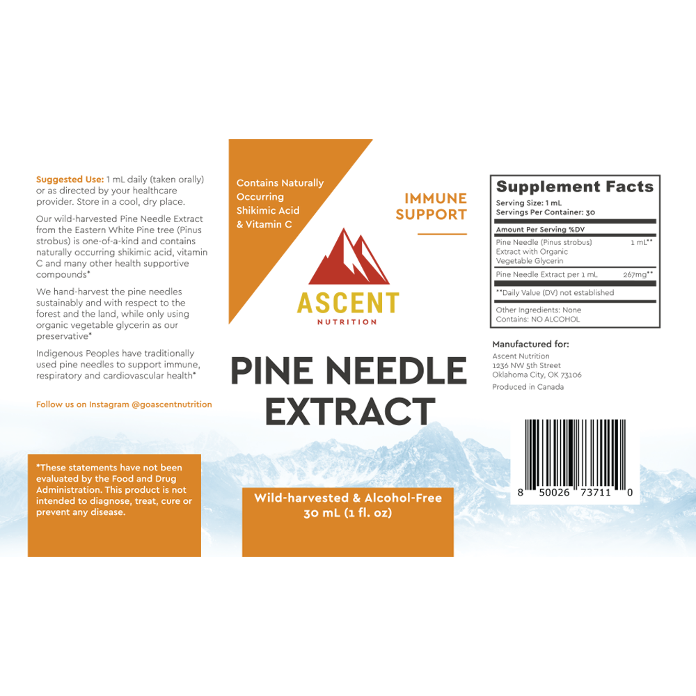 Pine Needle Extract by Ascent Nutrition