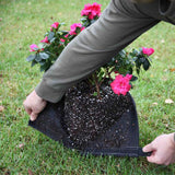 GeoPot Fabric Pot with Velcro - Black by Geopot