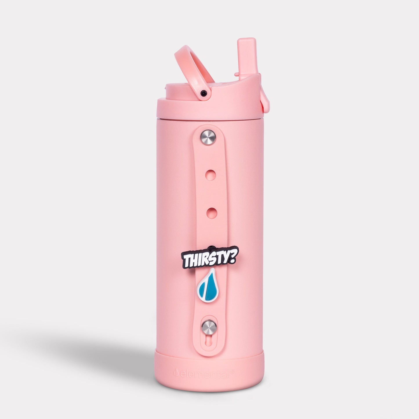 Iconic  Charm Bottle 14oz  - Rose Pink