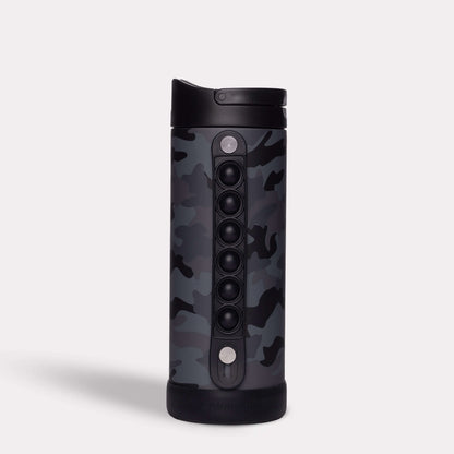 Iconic 14oz Pop Fidget Bottle - Black Camo