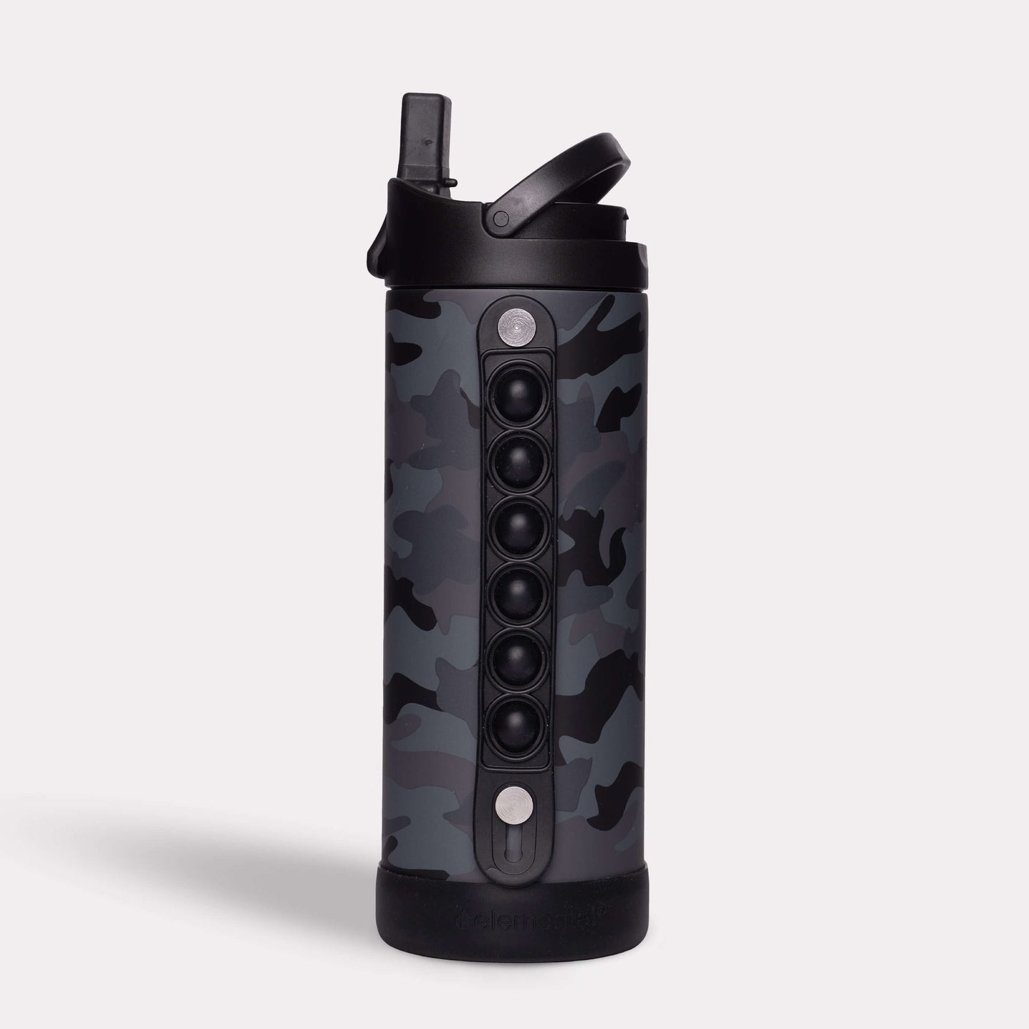 Iconic 14oz Pop Fidget Bottle - Black Camo