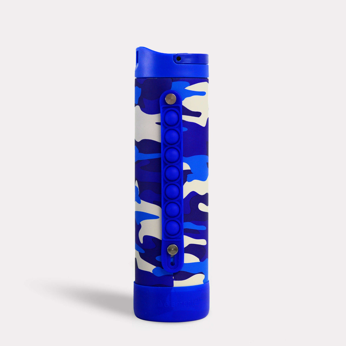 Iconic 20oz Pop Fidget Bottle - Blue Camo