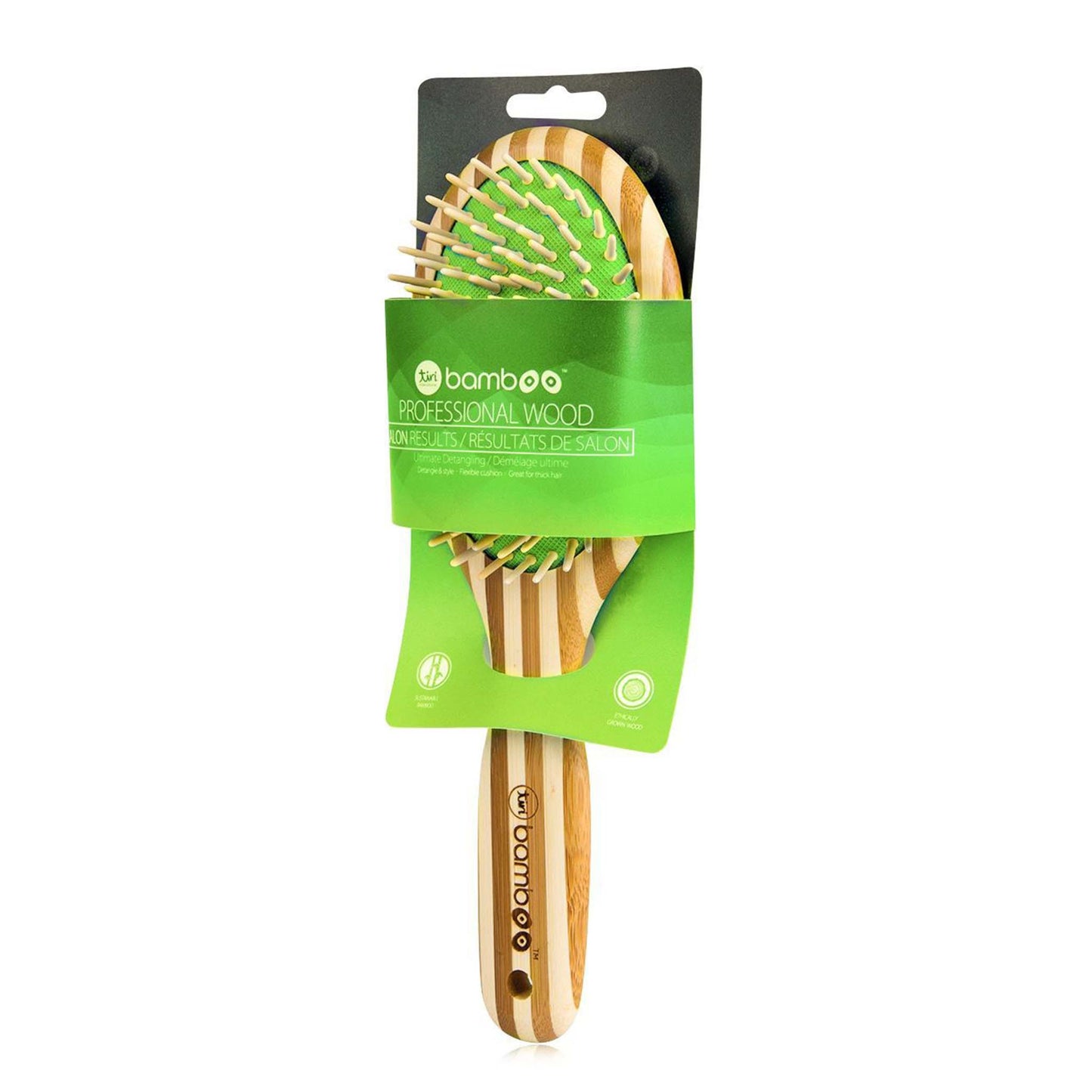 "Earthy Green" Hair Brush Duo